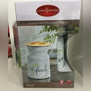 Candle Warmers Illumination Family Milk Jug Style Farmhouse Wax Warmer w/ Wax